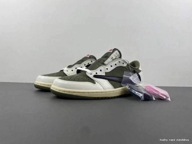 Rep Husky JORDAN OLIVE TRAVIS SCOTT DM7866-200 LOW AIR OG X 1 MEDIUM 0706